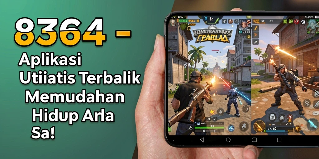 Tampilan utama aplikasi 8364 yang praktis dan modern.