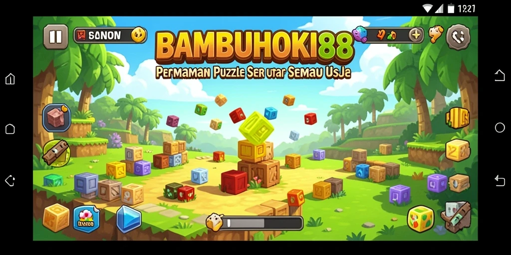 Tampilan gameplay seru dengan tantangan teka-teki yang menarik.
