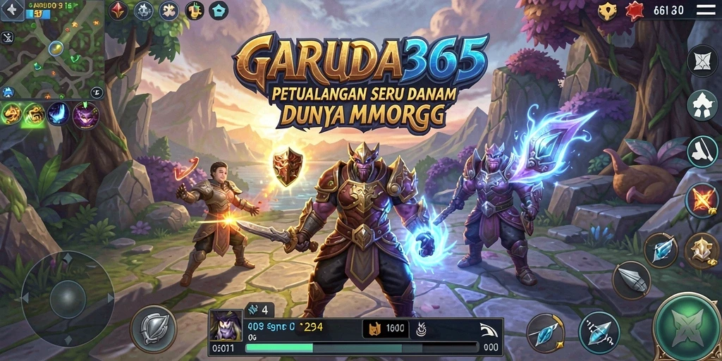 Tampilan gameplay GARUDA365 yang menakjubkan dan interaktif.