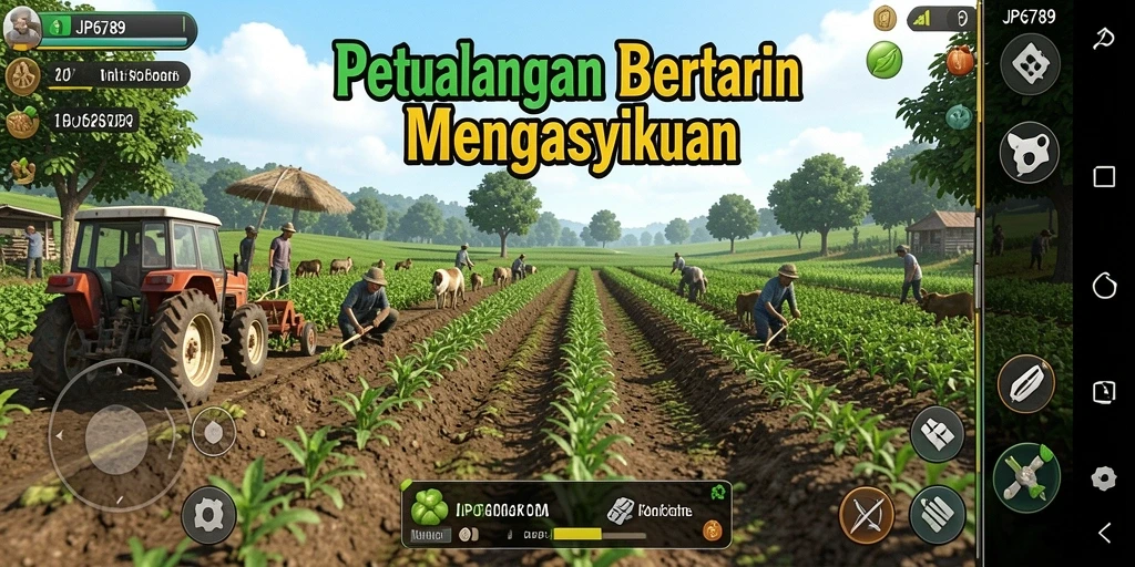 Gameplay menarik di <strong>JP6789</strong> dengan aktivitas bertani yang menyenangkan.