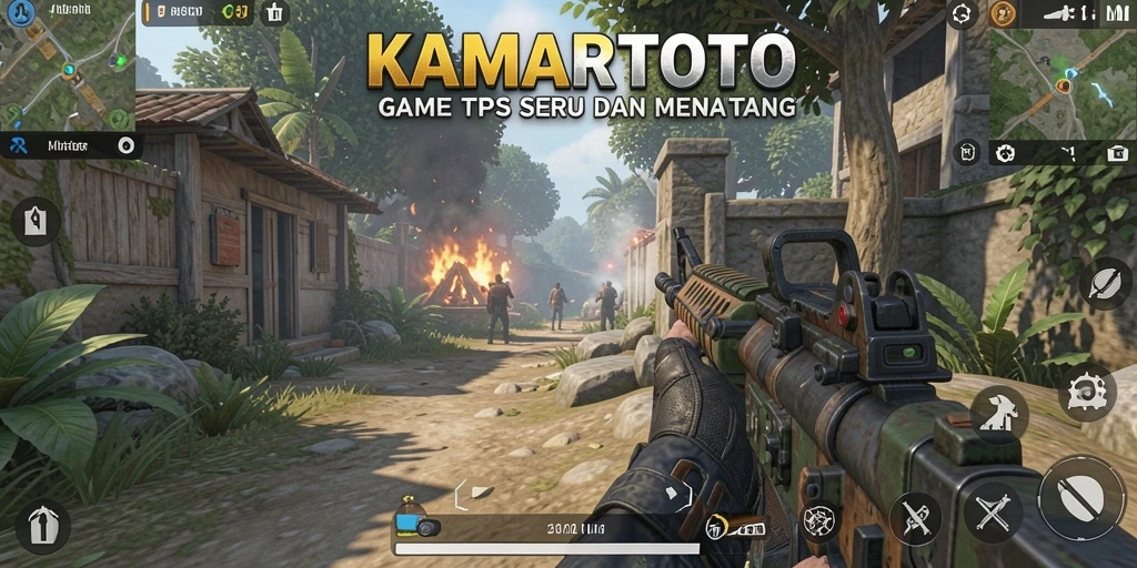 Gameplay KAMARTOTO yang mendebarkan dalam aksi TPS.