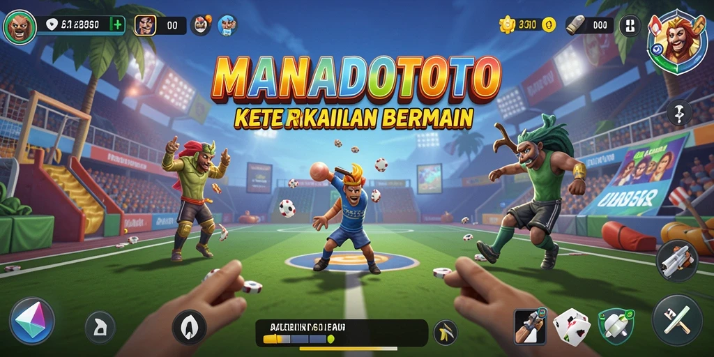 Tangkapan layar gameplay MANADOTOTO menampilkan tantangan seru dan grafis menawan.