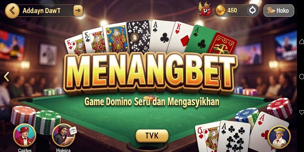 Tampilan gameplay seru dari MENANGBET di Domino.