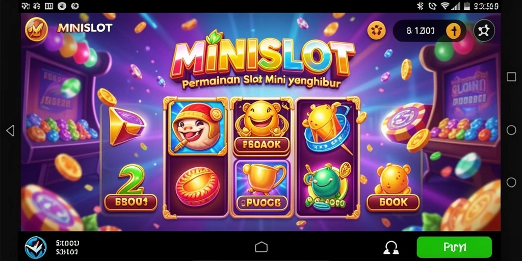 Tampilan gameplay menarik dari MINISLOT yang menggambarkan sensasi permainan slot.