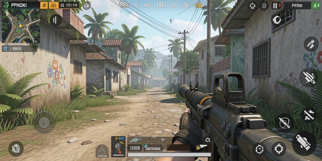Tampilan gameplay PPHOKI yang mendebarkan dan penuh aksi.
