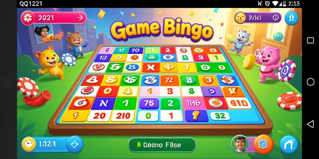 Gameplay seru dan interaksi seru dalam QQ1221 Bingo.