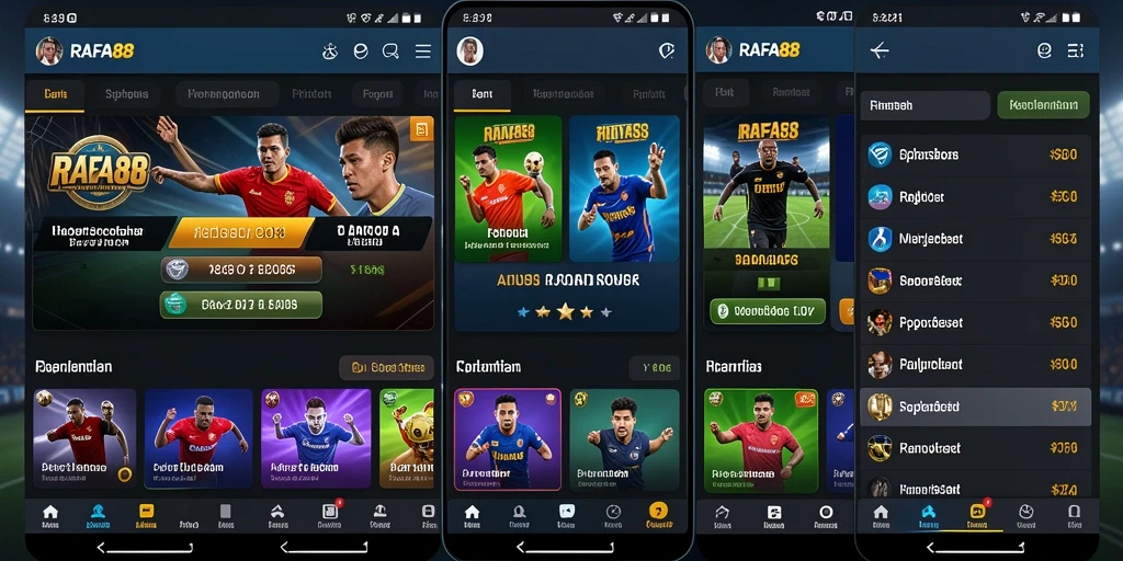 Tampilan menarik dari gameplay taruhan olahraga RAFA88.