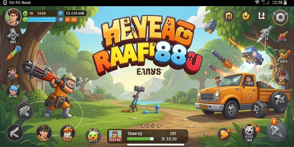Tampilan gameplay <strong>RAFI88</strong> yang menarik dan penuh warna.