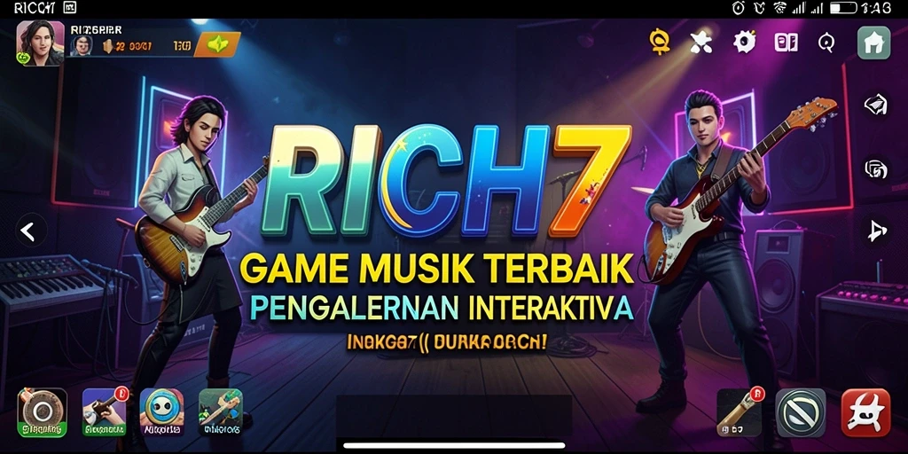 Tampilan gameplay RICH7 yang menarik dan interaktif.