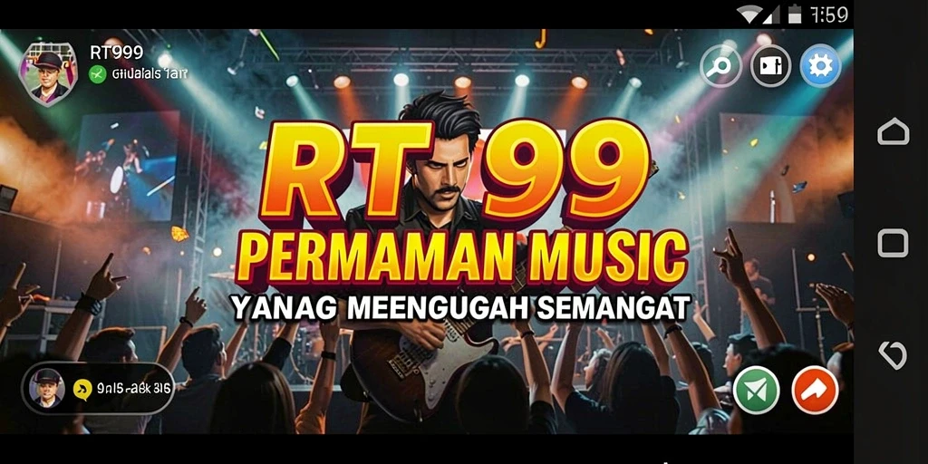 Tampilan gameplay RT99 yang seru dan penuh warna.